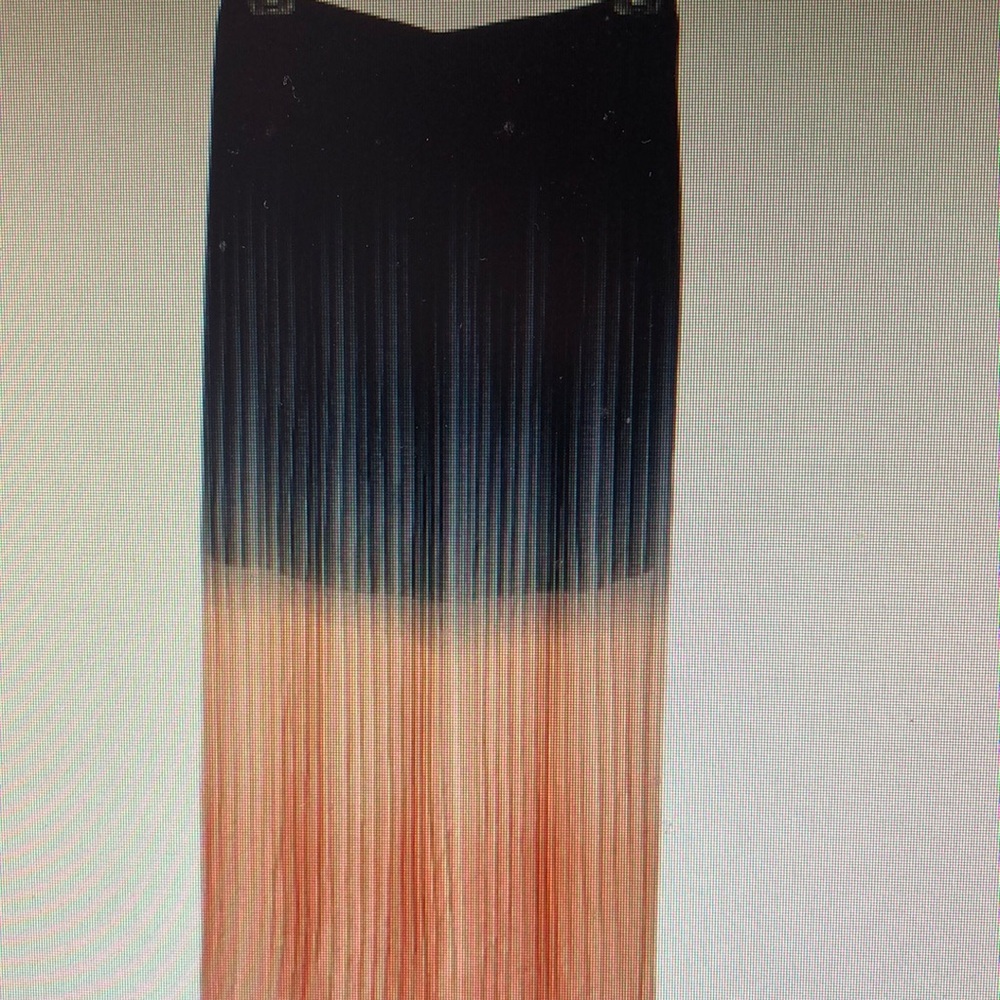 Elegant Ombre Pleated Skirt